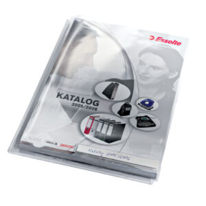 4053 Maxi Sichthülle A4 mit Beschriftungsfenster, genarbt, 0,20 mm, Fenster unten