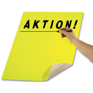 Plakatkarton - 48 x 68 cm, leuchtzitronengelb