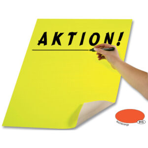 Plakatkarton - 48 x 68 cm, leuchtorange