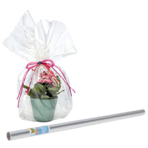 Blumenfolie/Geschenkfolie - 70 cm x 5 m, glasklar