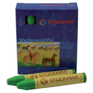 Wachsmalstifte - gelbgrün - 12 Stifte