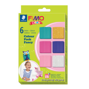 Modelliermasse FIMO® Kids Materialpackung girlie, Kunststoff, 6 x 42 g