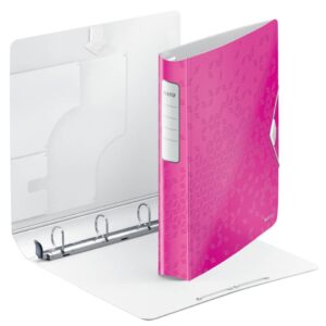 4240 Ringbuch Active WOW - A4, Polyfoam, 4 Ringe, 30 mm, pink