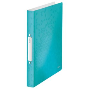 4257 Ringbuch WOW - A4, PP, 2 Ringe, 25 mm, eisblau