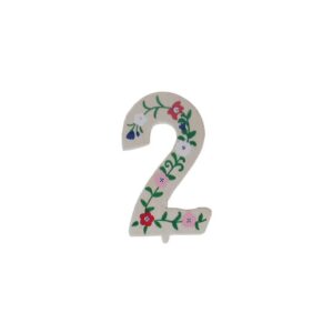 Geburtstagszahl "2" - Holz, 10 cm