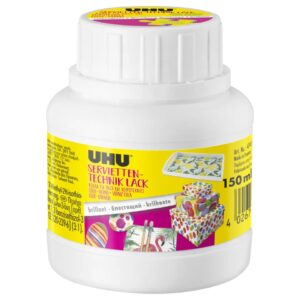 Servietten-Technik Lack seidenglanz, ohne Lösungsmittel, Dose mit 150 ml