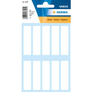 3737 Vielzwecketiketten weiß 13x50 mm Papier matt 70 St.