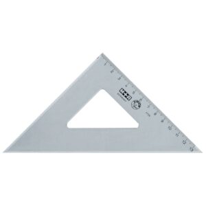 Winkel Recht 45° 25cm rauchfarbig