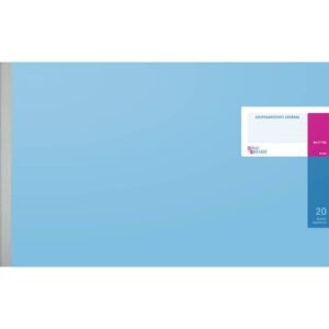 Amerikanisches Journal mit Kopfleiste - 530 x 297 mm, 20 Konten (12/16), 48 Blatt