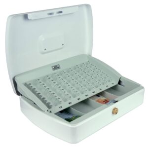 Geldzählkassette "Office" - 330 x 235 x 75 mm, weiß