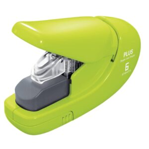 Heftgerät klammerlos - bis 5 Blatt, grün