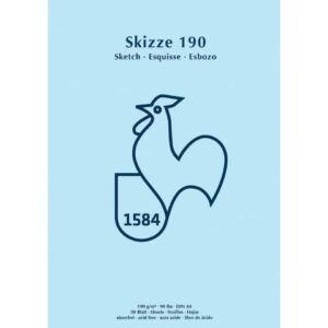 Skizzenblock - A4, 190 g/qm, 50 Blatt