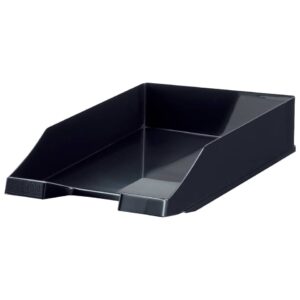 Briefablage KLASSIK KARMA - A4/C4, Recyclingmaterial, öko-schwarz