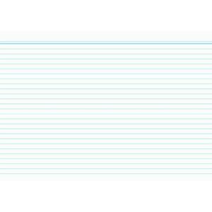 Karteikarten - DIN A8, liniert, weiß, 100 Karten