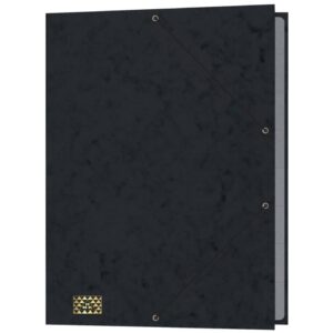 Konferenz- und Ordnungsmappe - 9 Fächer, A4, Karton, schwarz