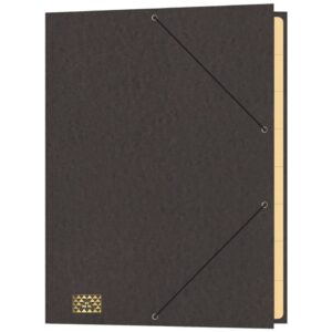 Konferenz- und Ordnungsmappe - 9 Fächer, A4, Karton, braun