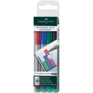 CD-Marker MULTIMARK - non-permanent, M, 4 Farben Etui