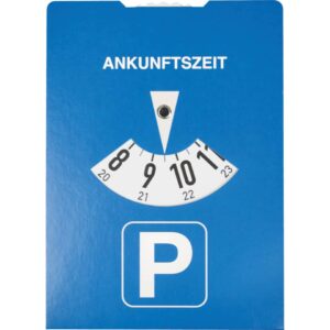 Parkscheibe nach StVO - 10 x 15 cm, Karton