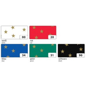 Fotokarton "goldene Sterne" - 50x70cm, sortiert