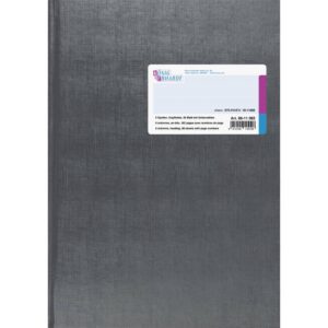 Spaltenbuch Kopfleisten-Ausführung - A4, 6 Spalten, 96 Blatt, Schema über 1 Seite, mit Seitenzahlen