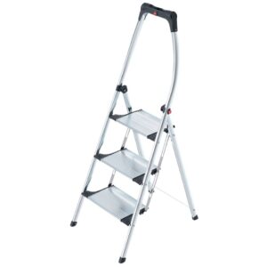 LivingStep Comfort plus - 3 Stufen, Klapptritt mit Soft-Grip Sohle