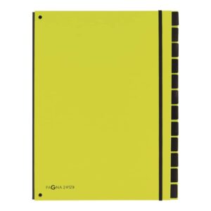 Pultordner Trend - 12 Fächer, Eckspanngummi, lindgrün