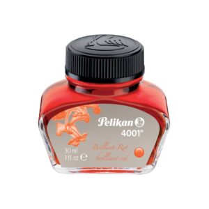 Tinte 4001® - 30 ml Glasflacon, brillant-rot
