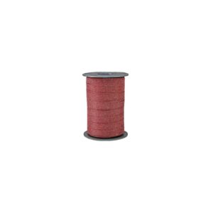 Ringelband - 10 mm x 100 m, Glitter rot