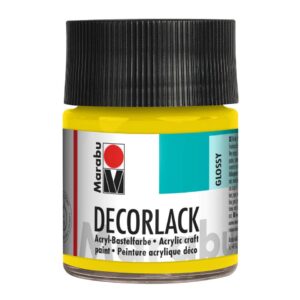 Decorlack Acryl - Gelb 019, 50 ml