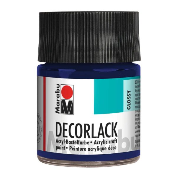 Decorlack Acryl - Dunkelblau 053, 50 ml