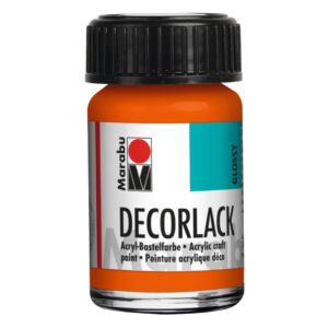 Decorlack Acryl - Orange 013, 15 ml