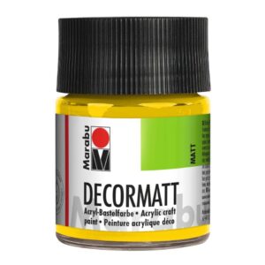 Decormatt Acryl - Gelb 019, 50 ml