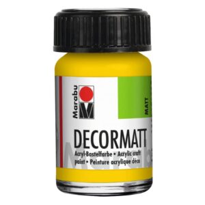 Decormatt Acryl - Gelb 019, 15 ml