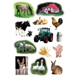 3358 Sticker DECOR Bauernhoftiere