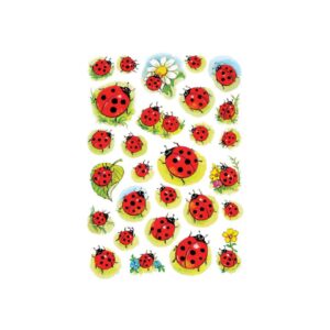 3815 Sticker DECOR Marienkäfer+Blume