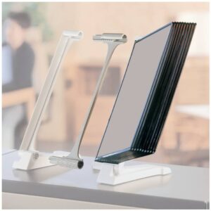 Erweiterungssatz für Sichttafel - 10 Tafeln anthrazit, Halter anthrazit