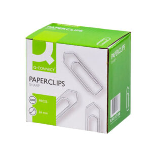 Büroklammern, 26 mm glatt, 2000 Stück