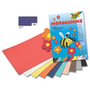 Moosgummi - 29 x 40 cm, flieder