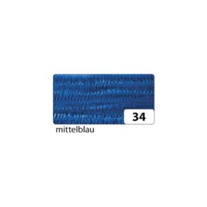 Chenilledraht - 8 mm, 10 Stück, mittelblau