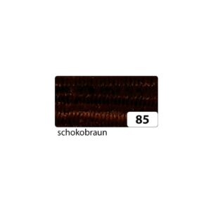 Chenilledraht - 8 mm, 10 Stück, schokobraun
