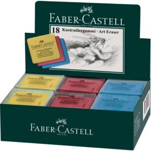 Knetradierer ART ERASER - sortiert, in Kunststoffbox