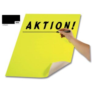 Plakatkarton - 48 x 68 cm, schwarz