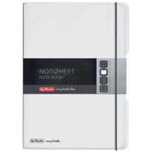 Notizheft flex - A4, PP, 2x 40 Blatt, liniert/kariert, transluzent