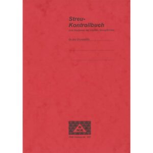 Streu-Kontrollbuch, 24 Seiten, DIN A5