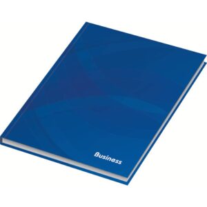 Notizbuch Business - A5, Hardcover, kariert, 96 Blatt, blau