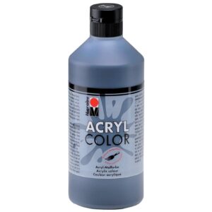 Acrylfarbe Color - schwarz, 500 ml