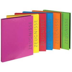 Ringbuch Zeugnisse - sortiert, A4, PVC , 2-Mechanik, Ring-Ø 16 mm