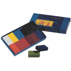 Wachsmalblöcke - 12 Farben