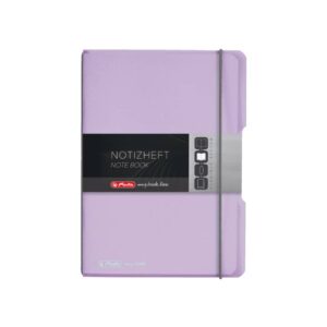Notizheft flex - A5, PP, 40 Blatt, kariert, flieder