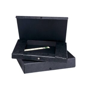 Dokumentenmappe - A4, 30 mm, Hartpappe (RC), schwarz